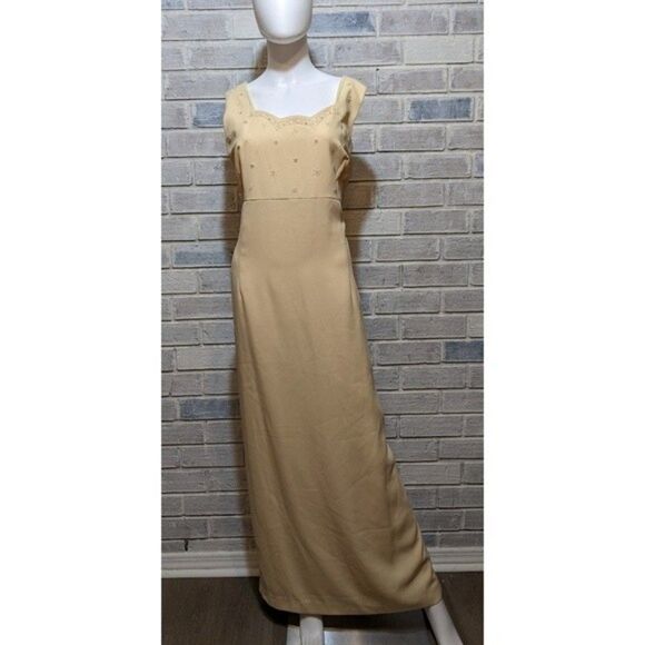 Karen Miller dress with jacket pale formal Bridgerton sz 18 - Picture 1 of 11